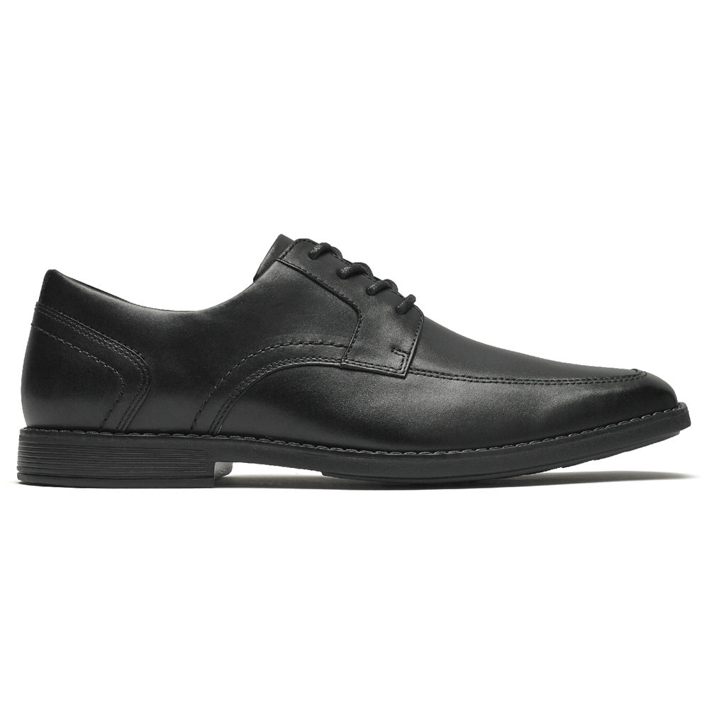 Rockport Oxfords Herr Svarta - Wighton Apron Toe - UNDAQ9427